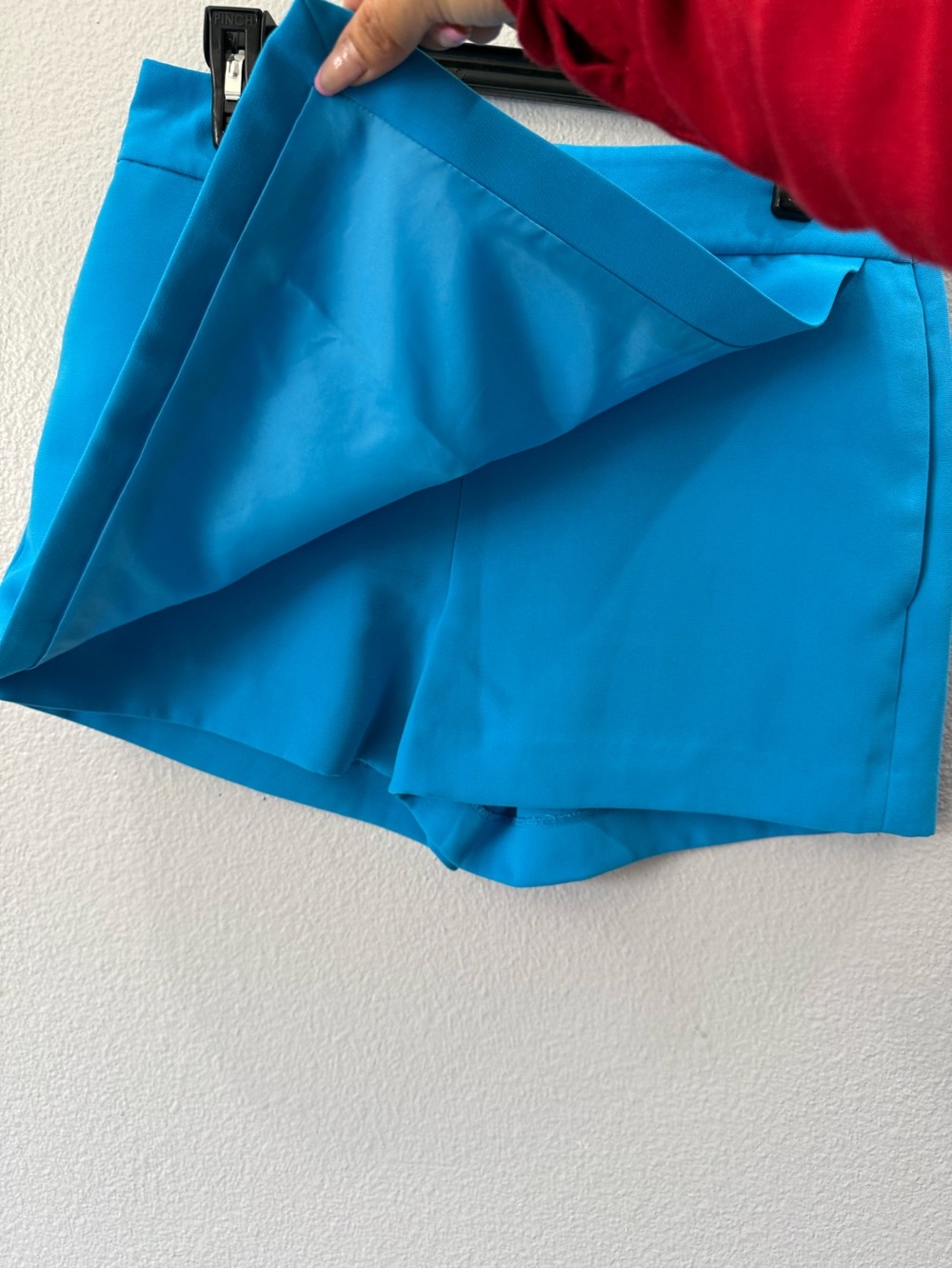 J.Crew Turquoise Blue Wrap Front Skort Size 2 Preppy Coastal Chic - Picture 3 of 7